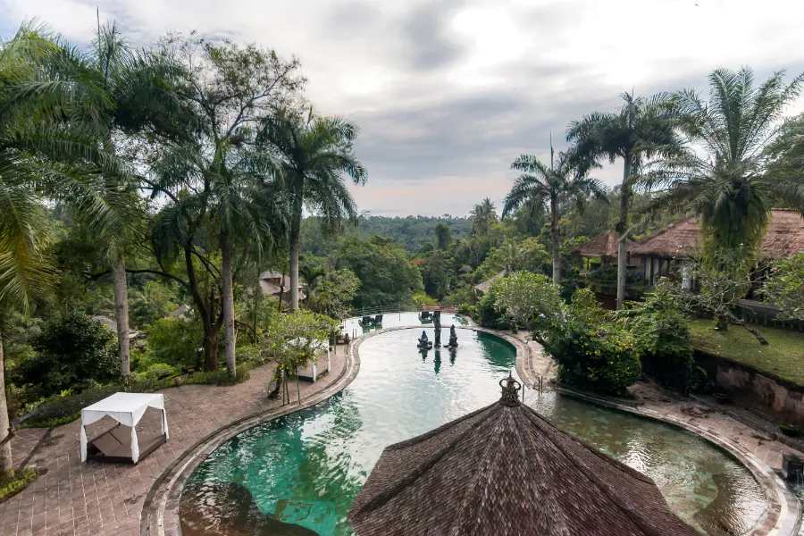 Main pool in resort ubud